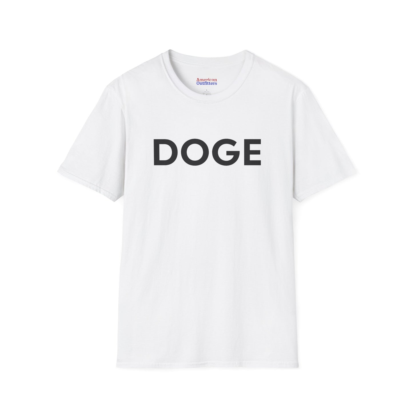 DOGE Graphic Unisex Softstyle T-Shirt - Exhibit Efficiency