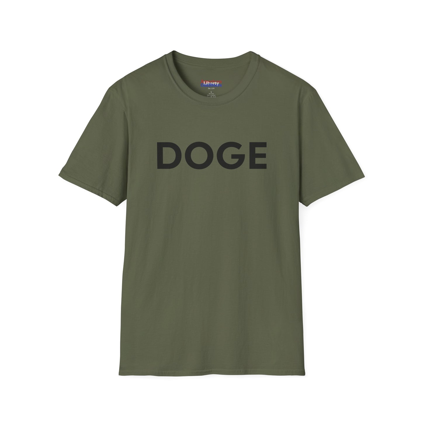 DOGE Graphic Unisex Softstyle T-Shirt - Exhibit Efficiency