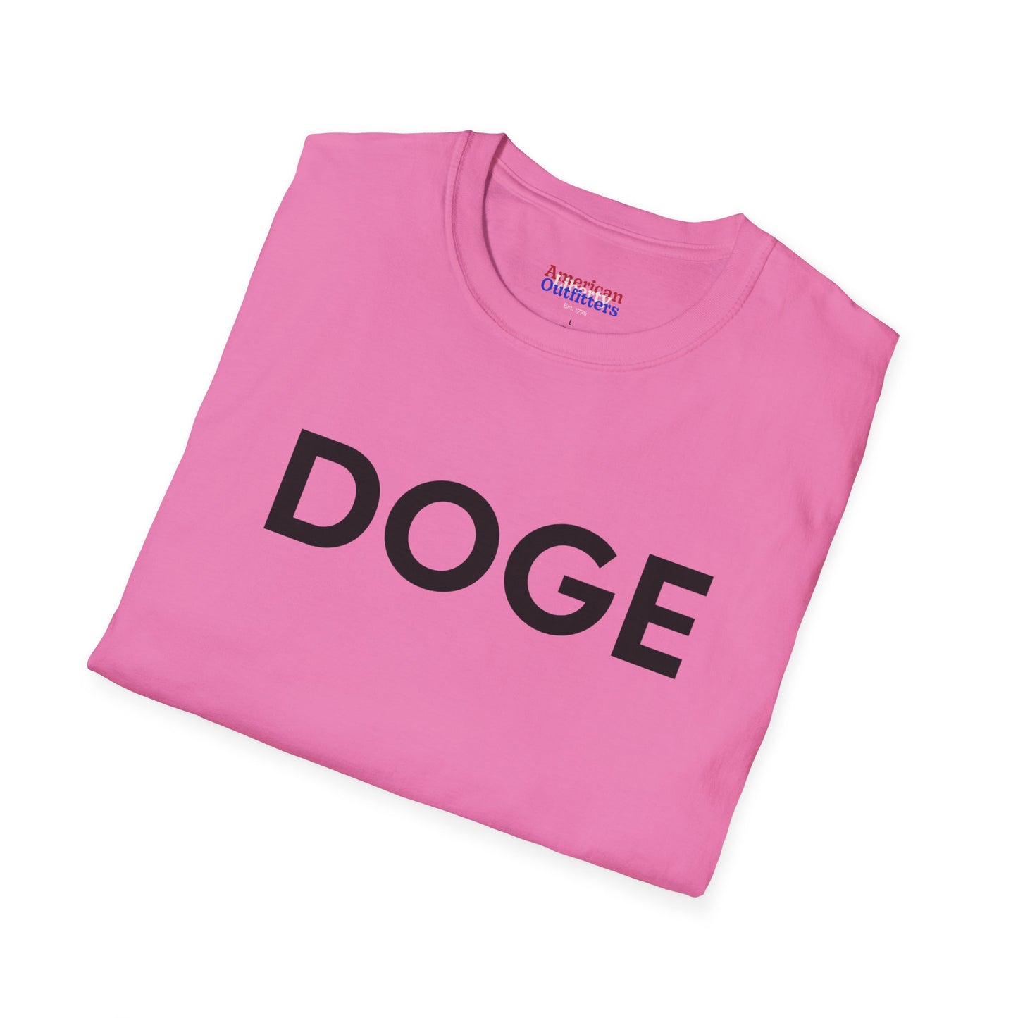 DOGE Graphic Unisex Softstyle T-Shirt - Exhibit Efficiency