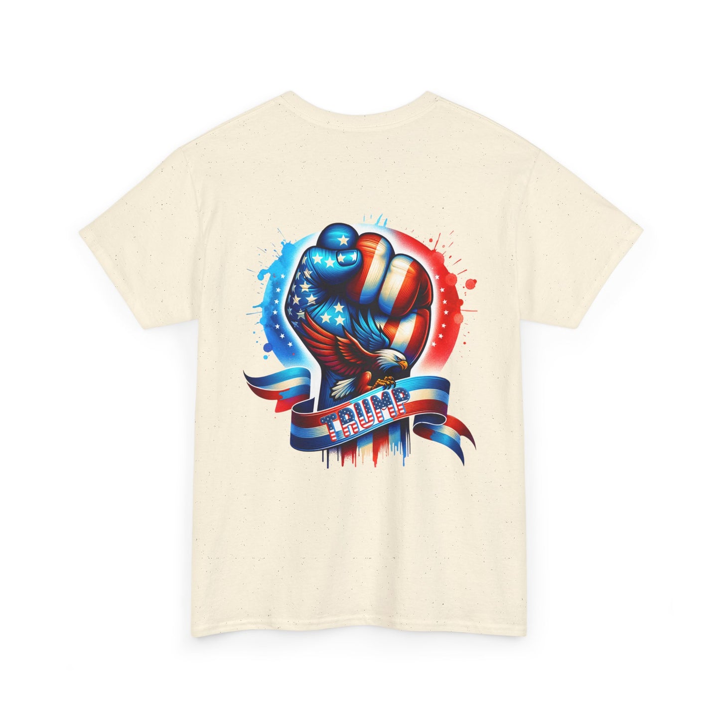 Patriotic Eagle Fist Unisex Heavy Cotton Tee - 45/47 Design