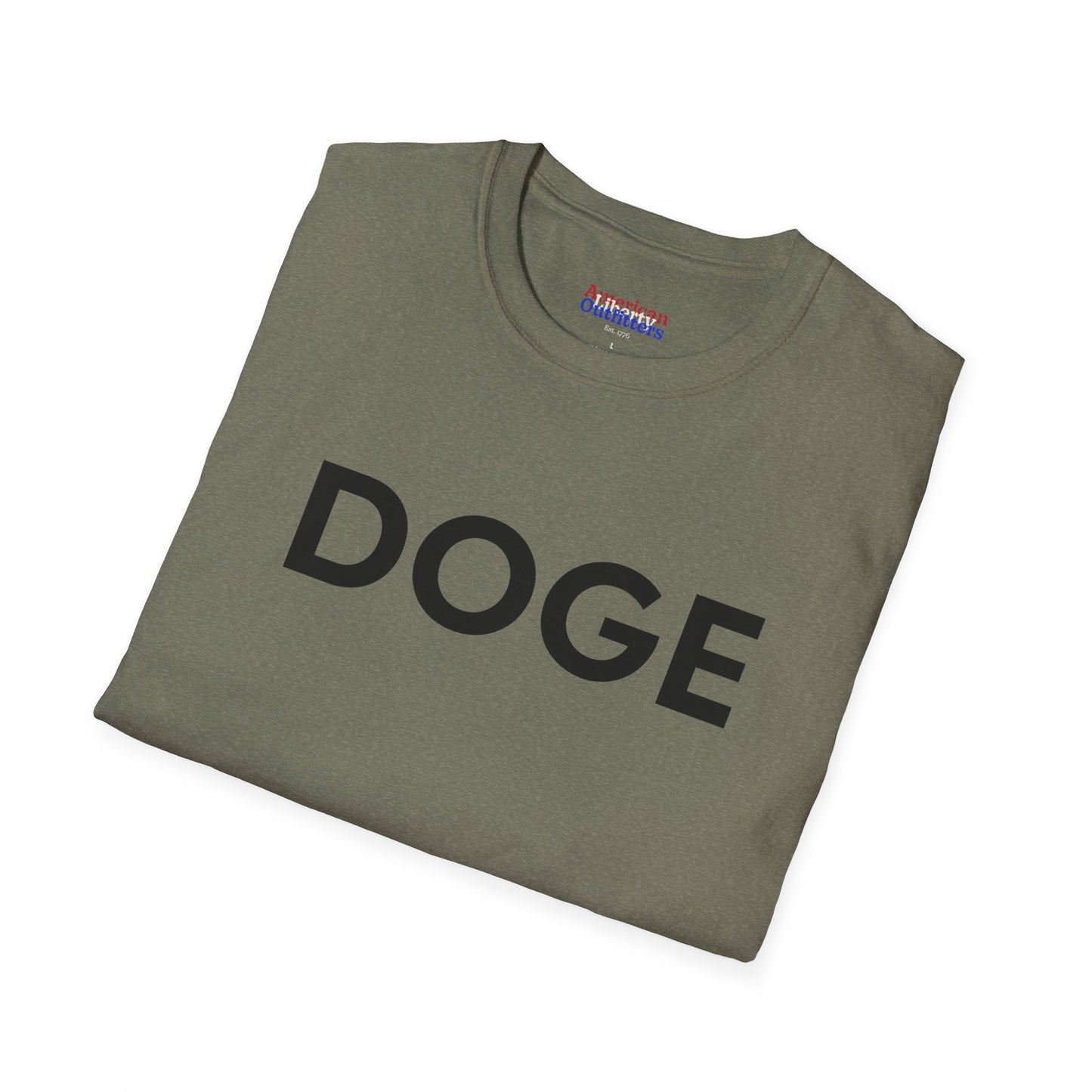 DOGE Graphic Unisex Softstyle T-Shirt - Exhibit Efficiency