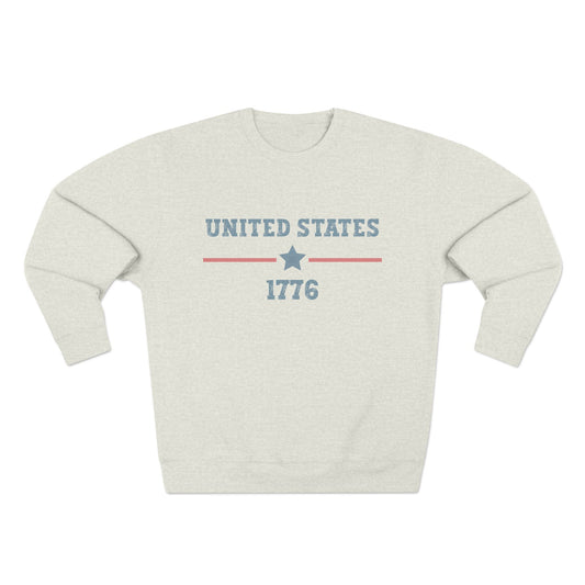 United States 1776 Vintage Crewneck - 250th Anniversary Celebration Sweatshirt