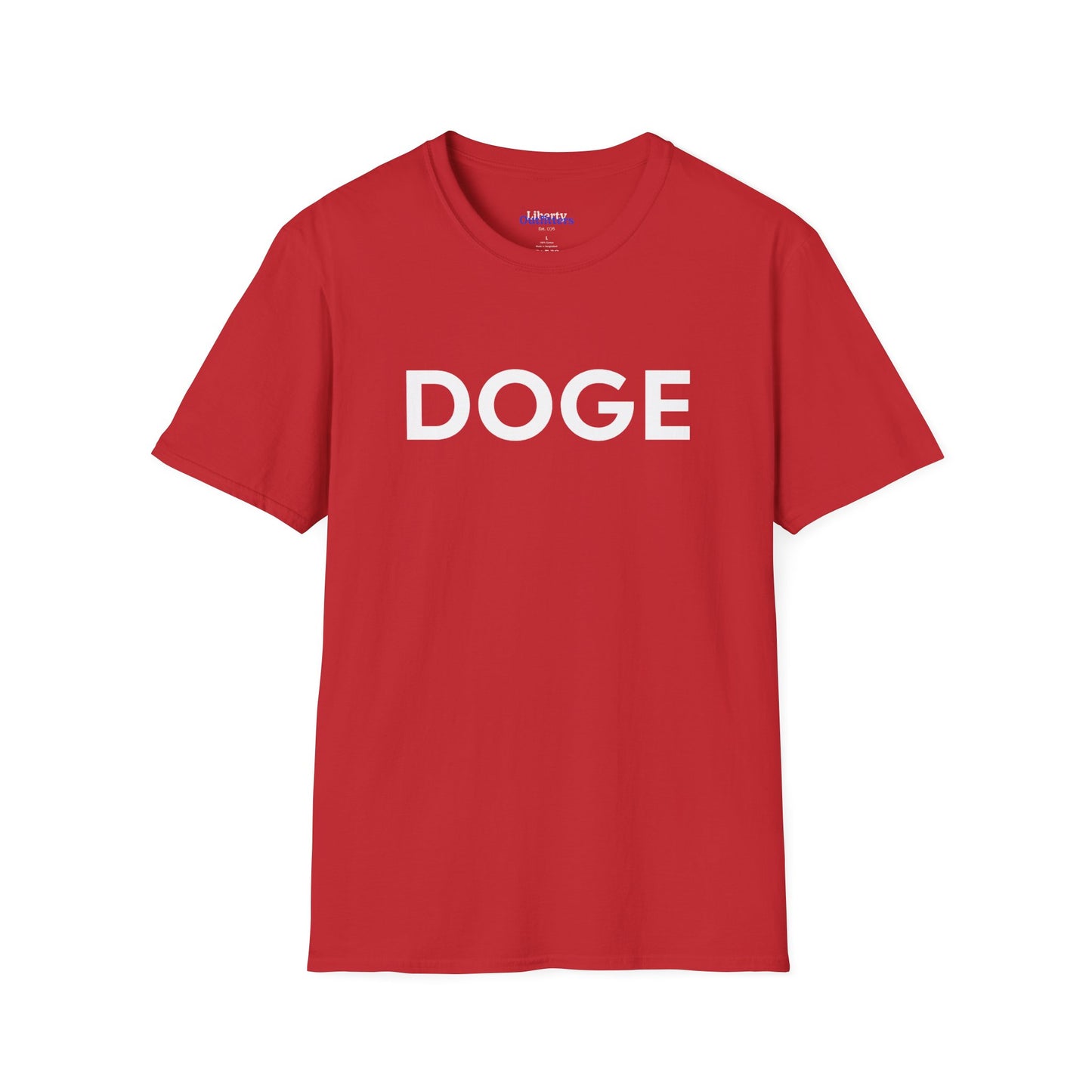 DOGE Graphic Unisex Softstyle T-Shirt - Exhibit Efficiency