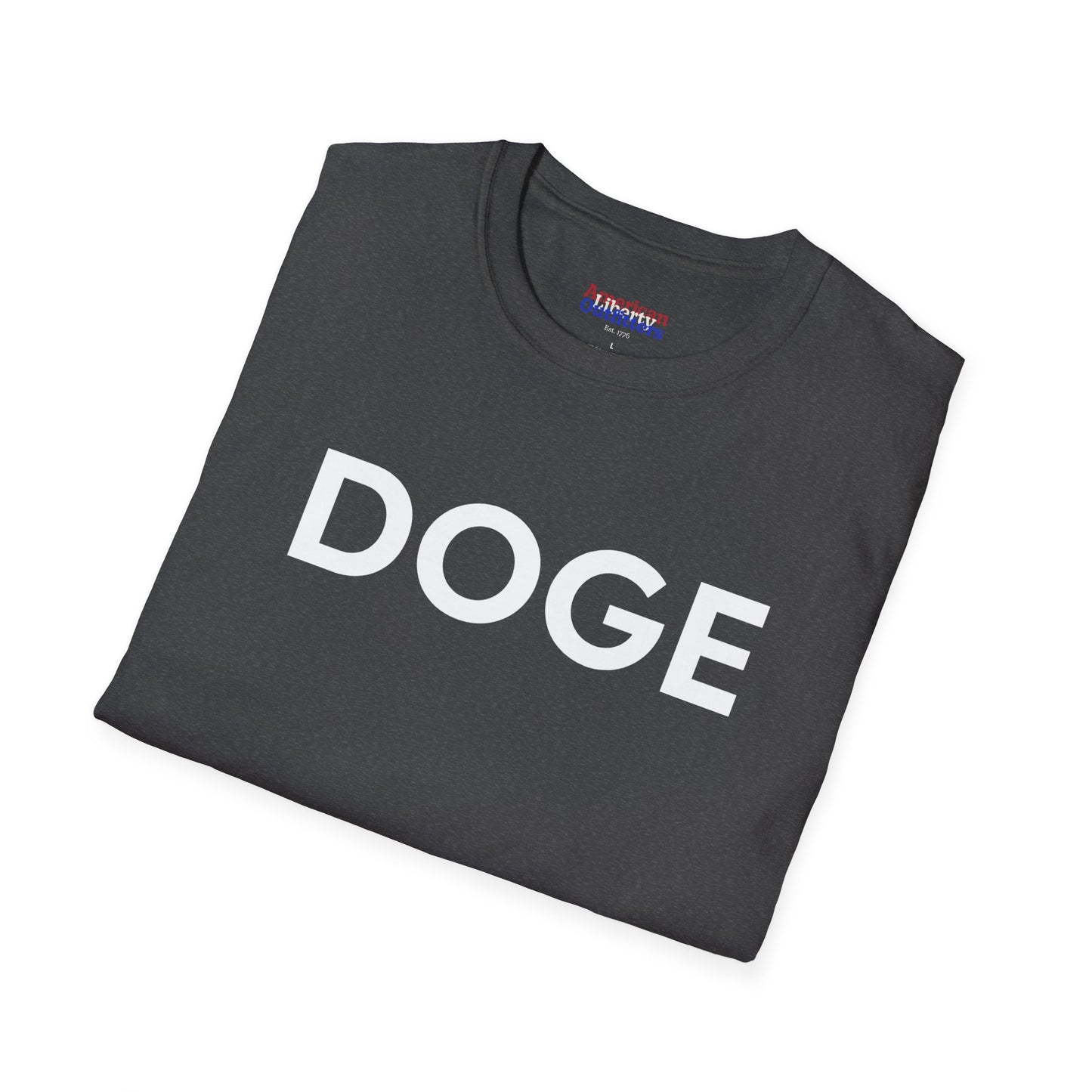 DOGE Graphic Unisex Softstyle T-Shirt - Exhibit Efficiency