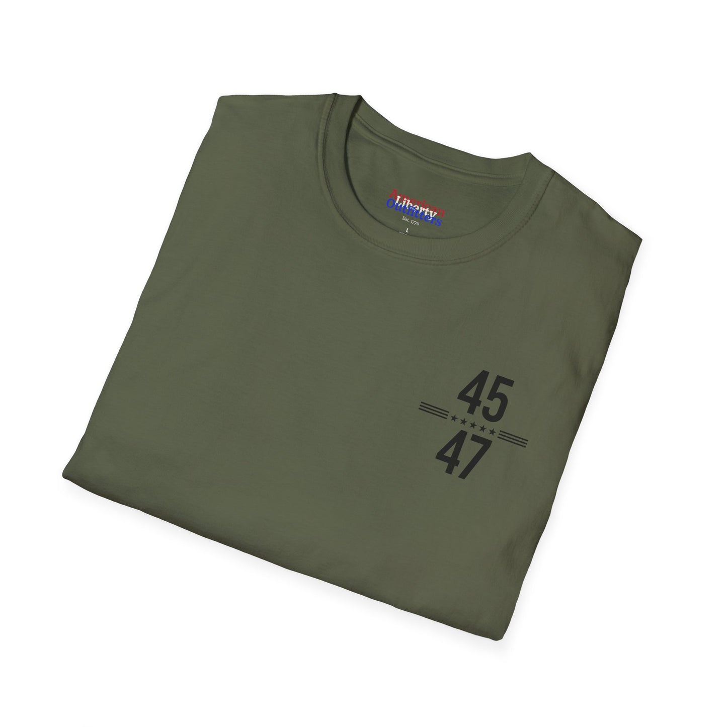 Patriotic Eagle Design, "Take America Back" – Perfect for Political Events & Casual Wear - Unisex Softstyle T-Shirt