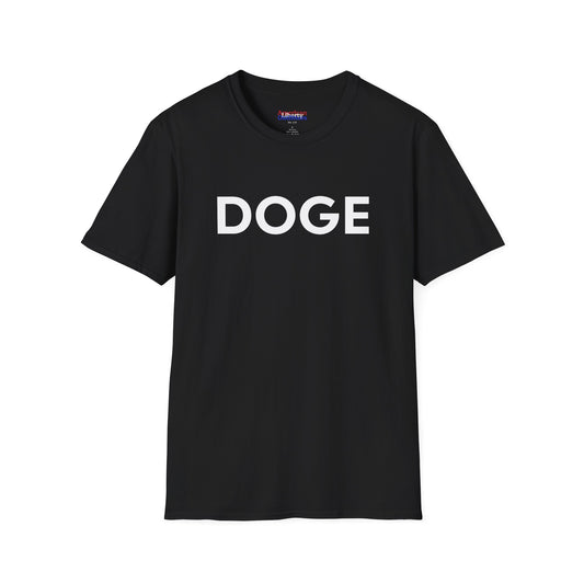 DOGE Graphic Unisex Softstyle T-Shirt - Exhibit Efficiency