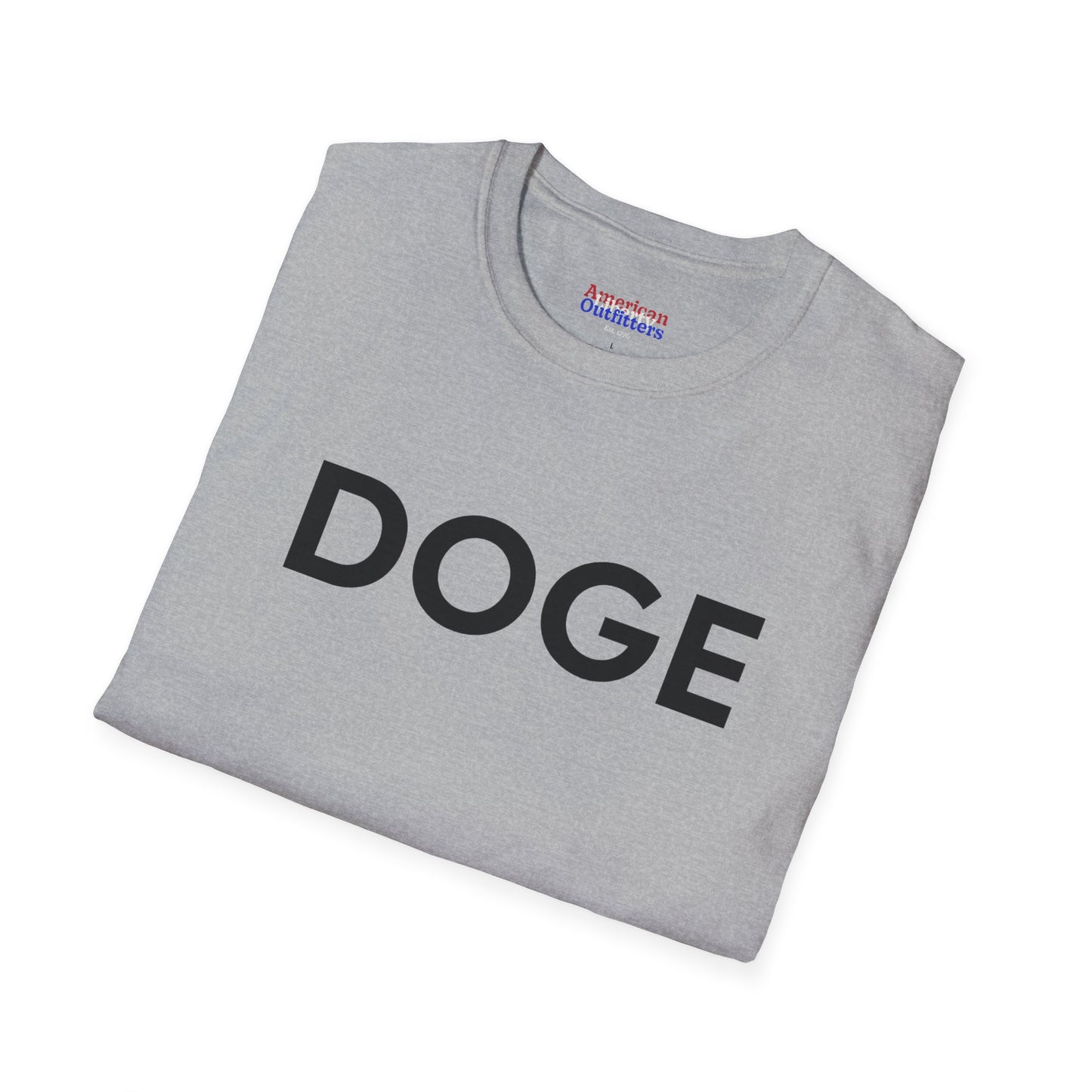 DOGE Graphic Unisex Softstyle T-Shirt - Exhibit Efficiency