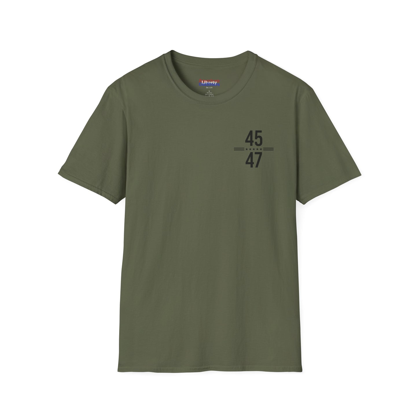 Patriotic Eagle Design, "Take America Back" – Perfect for Political Events & Casual Wear - Unisex Softstyle T-Shirt