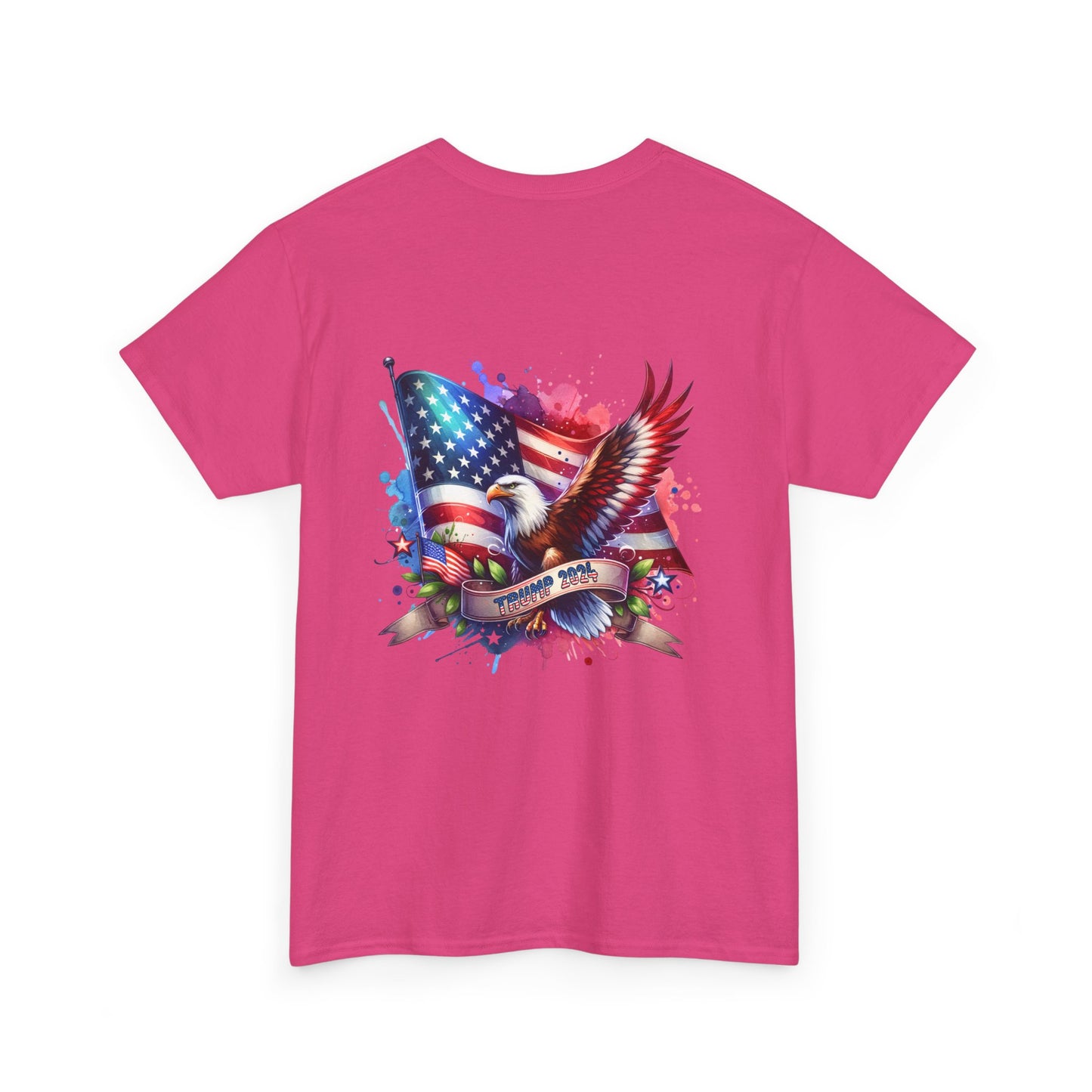 Patriotic Eagle Graphic Tee - Unisex Heavy Cotton T-Shirt for Memorial Day, 4th of July, and Everyday Wear