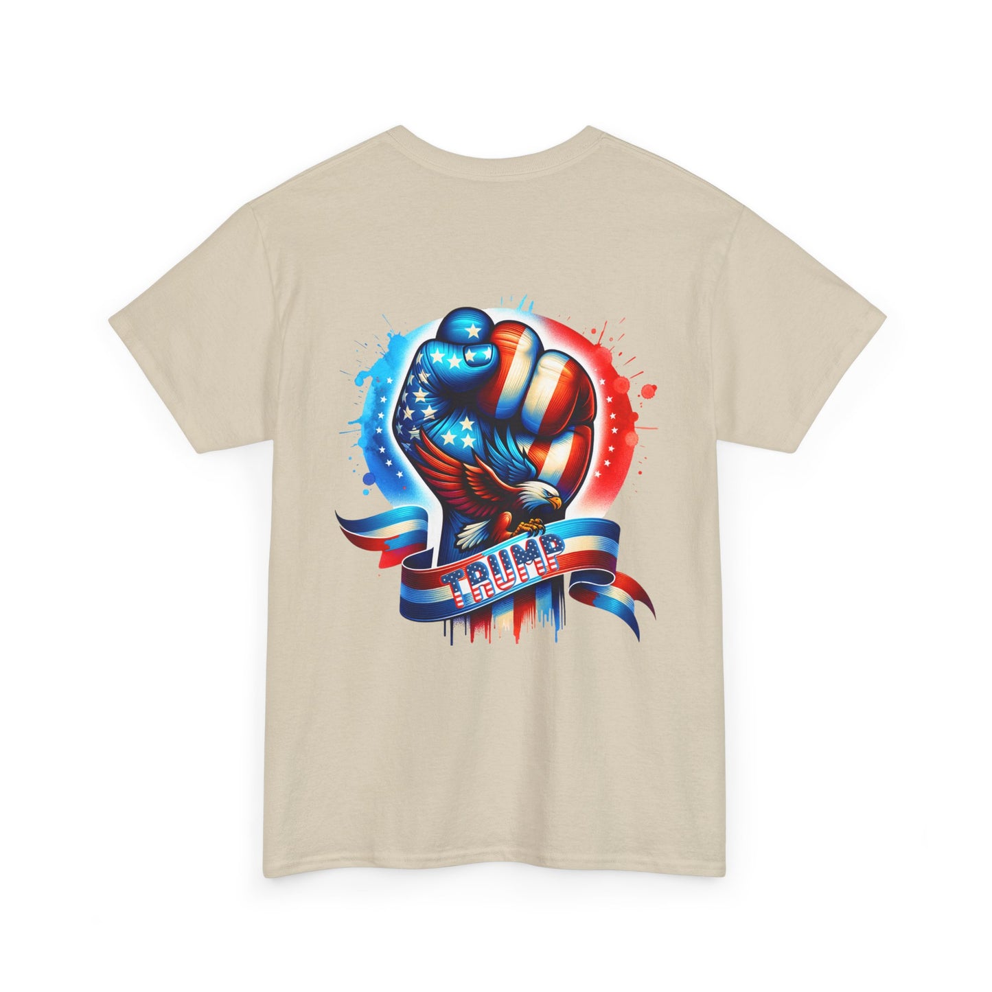 Patriotic Eagle Fist Unisex Heavy Cotton Tee - 45/47 Design