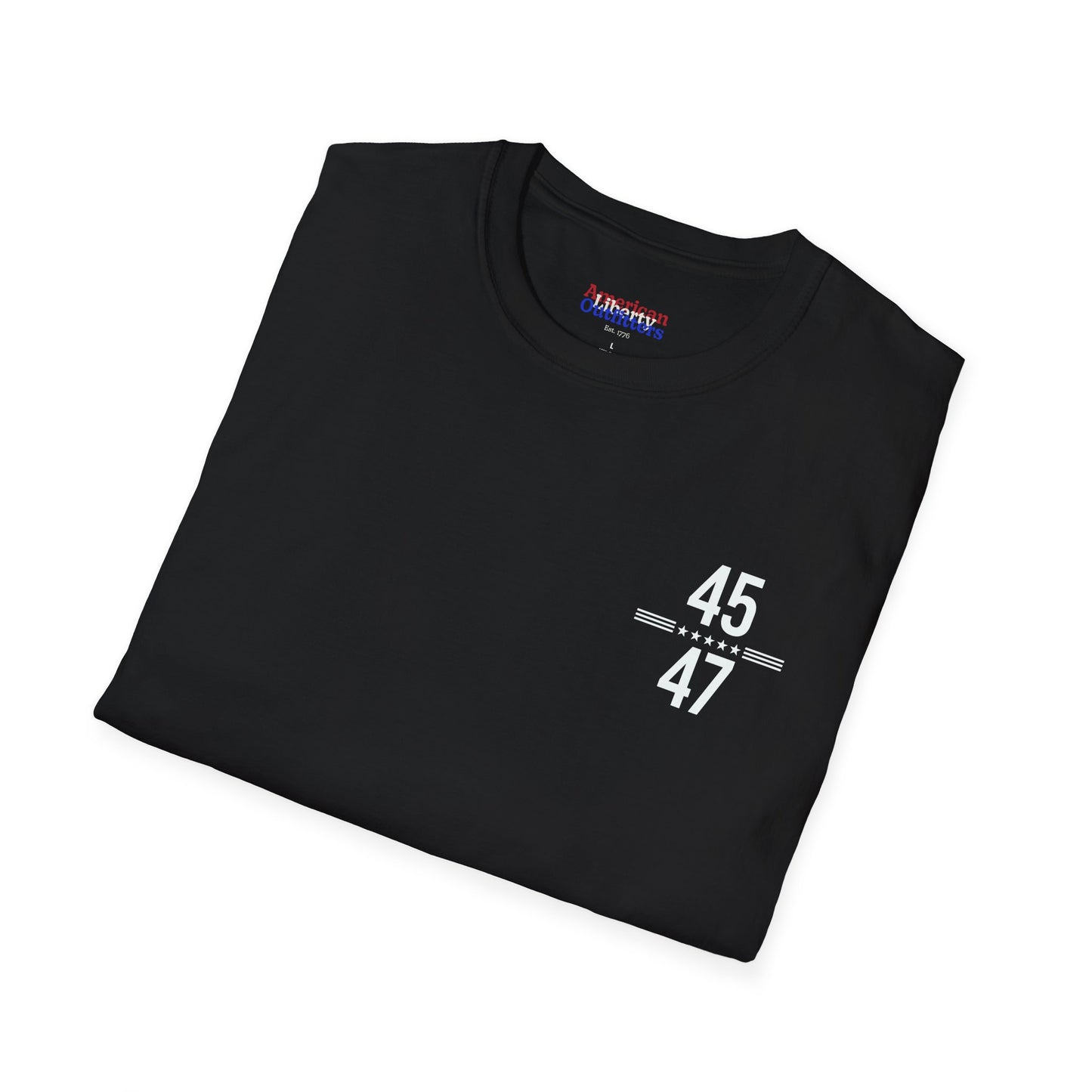 Patriotic Eagle Design, "Take America Back" – Perfect for Political Events & Casual Wear - Unisex Softstyle T-Shirt