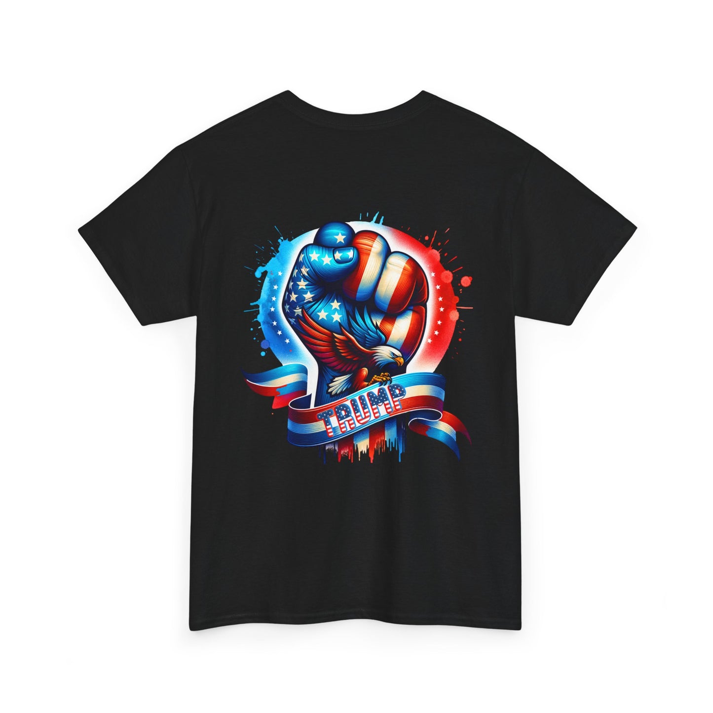 Patriotic Eagle Fist Unisex Heavy Cotton Tee - 45/47 Design